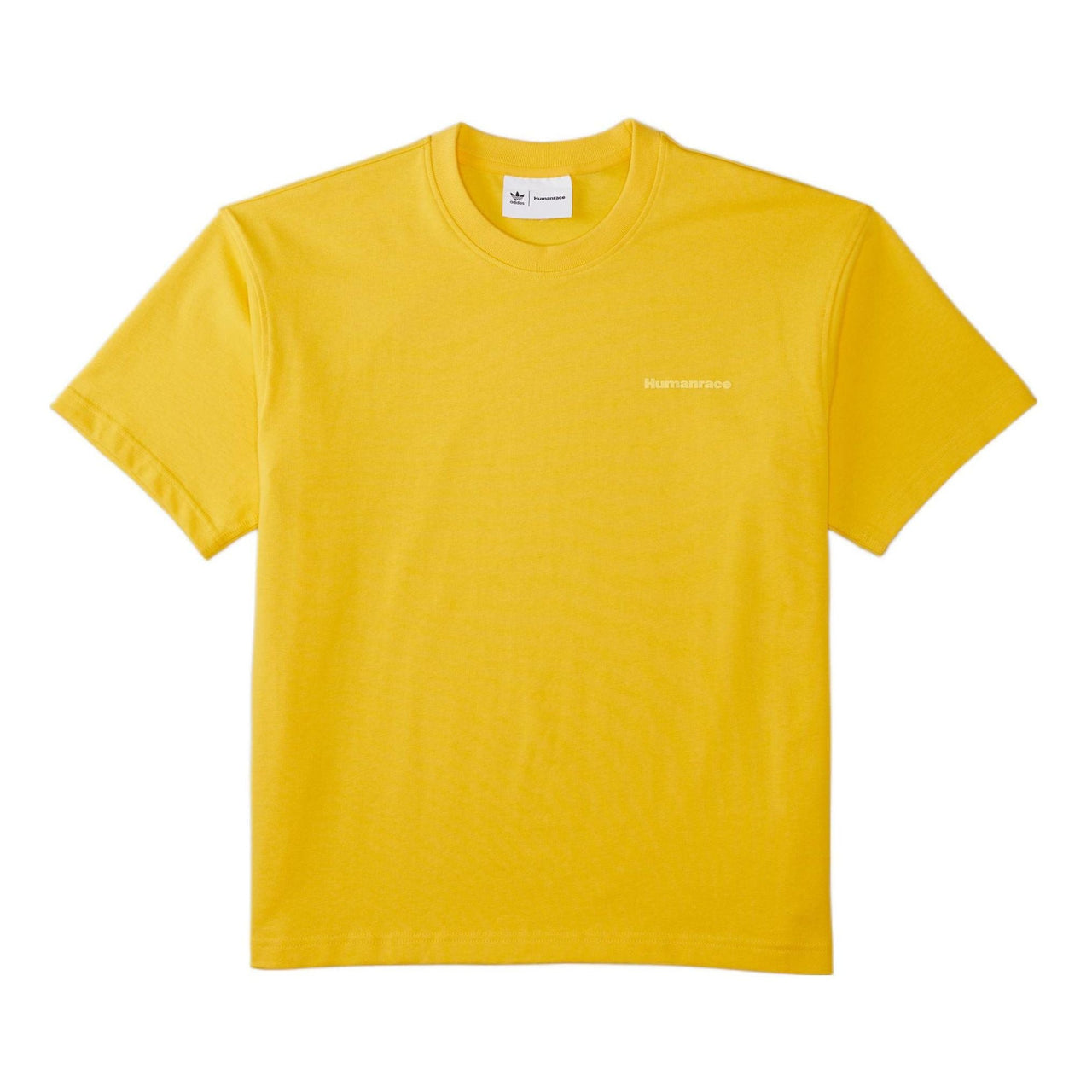 adidas x Pharrell Humanrace Small Logo T-Shirt 'Yellow' HG1806
