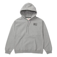 Nike x Stussy Logo Hoodie 'Grey' DJ9488-063