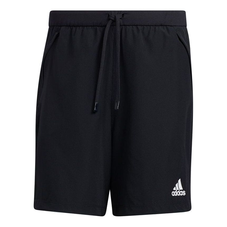 adidas Aerormotion Casual Breathable Sports Woven Lacing Shorts Black GU6387