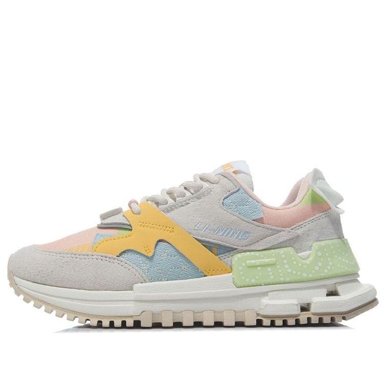 (WMNS) Li-Ning 001 Classic 'Grey Blue Yellow' AGCR122-6