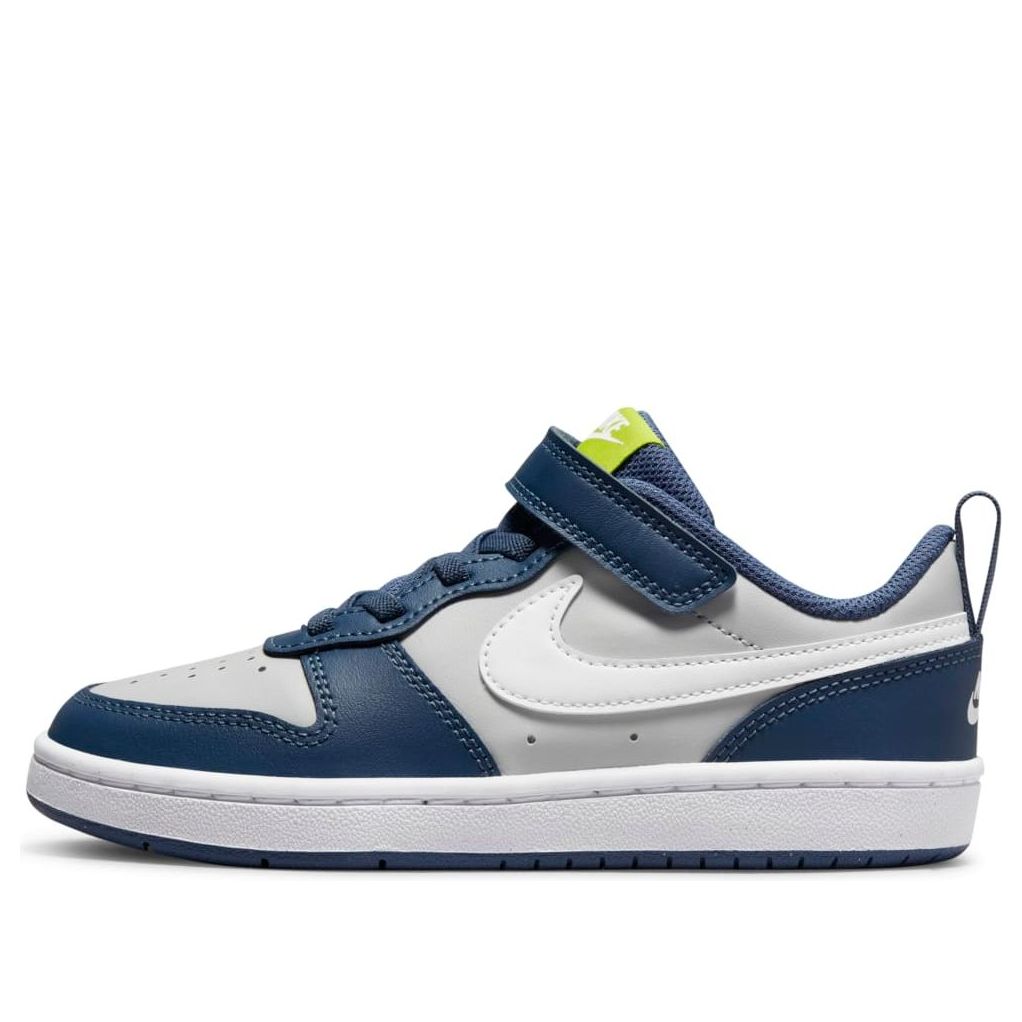 (PS) Nike Court Borough Low 2 'Grey Fog Mystic Navy' BQ5451-016