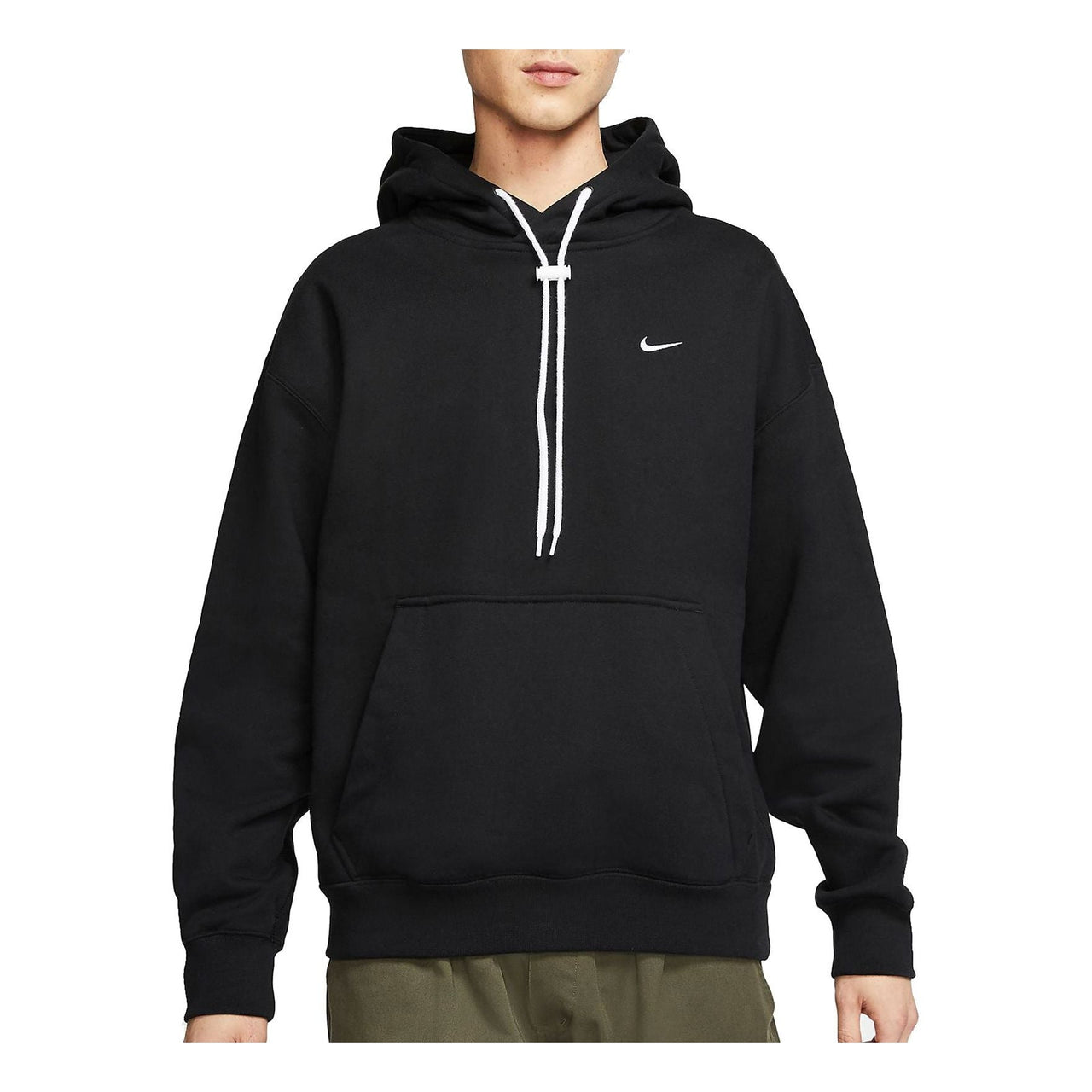 Nike Lab Solid Hooded Sweatshirt For Men Black CD6393-011