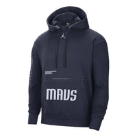 Air Jordan Dallas Mavericks Courtside Statement Edition NBA Fleece Pullover Hoodie 'Navy' DR7000-419