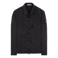 STONE ISLANDBrushed Cotton Canvas Zip Shirt Jacket 'Charcoal' 7815106WN-V0165
