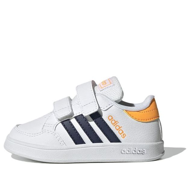 (TD) adidas Breaknet Shoes 'Cloud White Dark Blue Flash Orange' GW2901