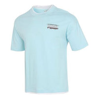 PUMA x Britto T-Shirt 'Blue White' 532257-50