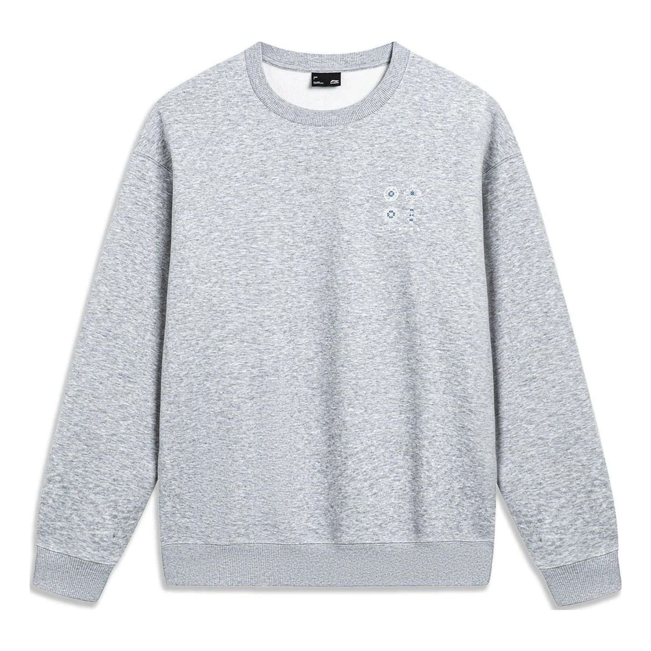 Li-Ning Chinese Culture Graphic Fleece Sweatshirt 'Grey' AWDT901-1