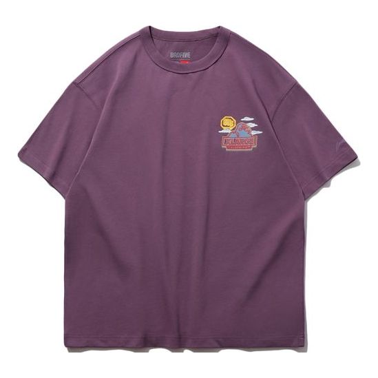 Li-Ning BADFIVE x XLARGE Crossover Short Sleeve 'Purple' AHSP947-1