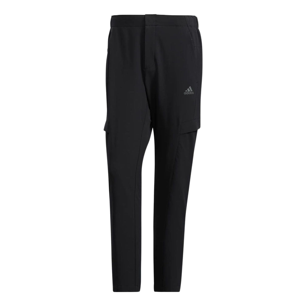 Men's adidas Solid Color Logo Printing Straight Sports Pants/Trousers/Joggers Black HE7379