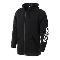Men's adidas Zipper Knit Hooded Black Jacket BR4058