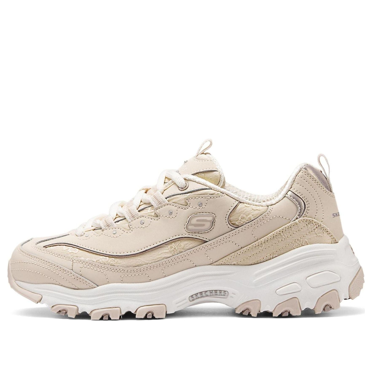 (WMNS) Skechers Sport D'Lites 1.0 'Beige' 150038-NAT