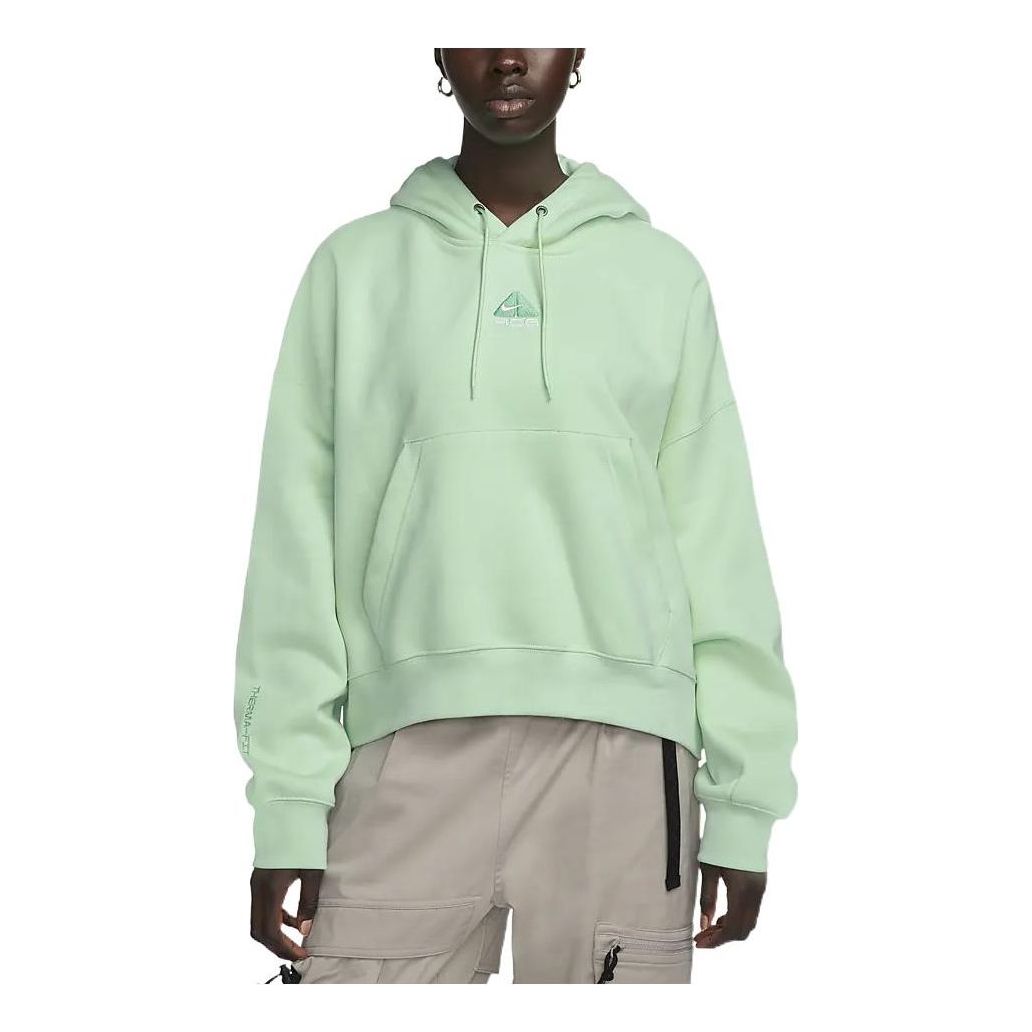 (WMNS) Nike ACG Therma-FIT Fleece Hoodie 'Green' DQ5808-379
