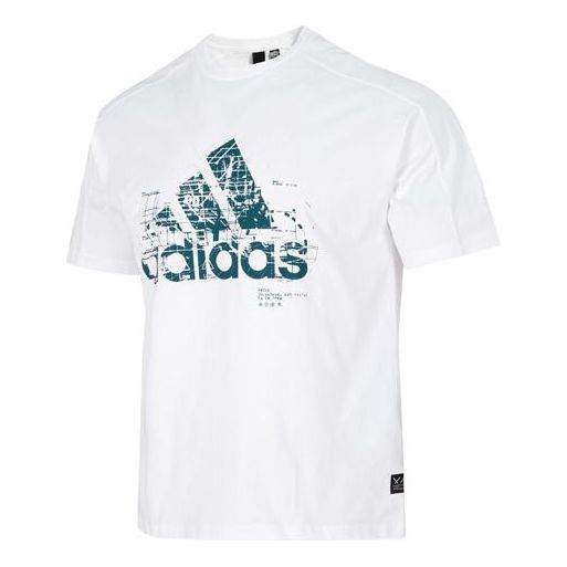 adidas M Prsve Bos Tee Athleisure Casual Sports Logo Round Neck Short Sleeve White HD0050