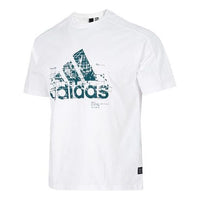 adidas M Prsve Bos Tee Athleisure Casual Sports Logo Round Neck Short Sleeve White HD0050