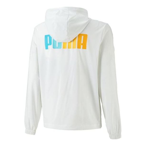 PUMA Full Sleeve Printed Hoodie 'White' 678013-02