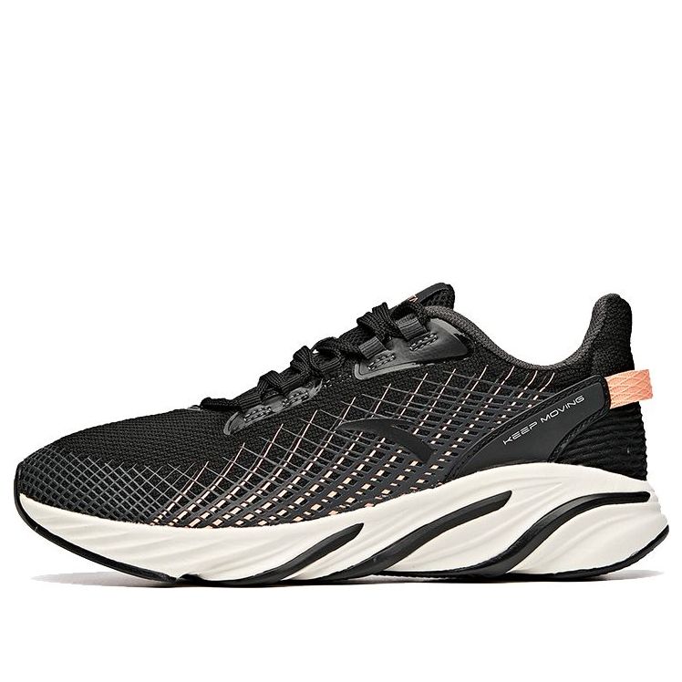 (WMNS) ANTA Running Series Low 'Black Red White' 12945555-2