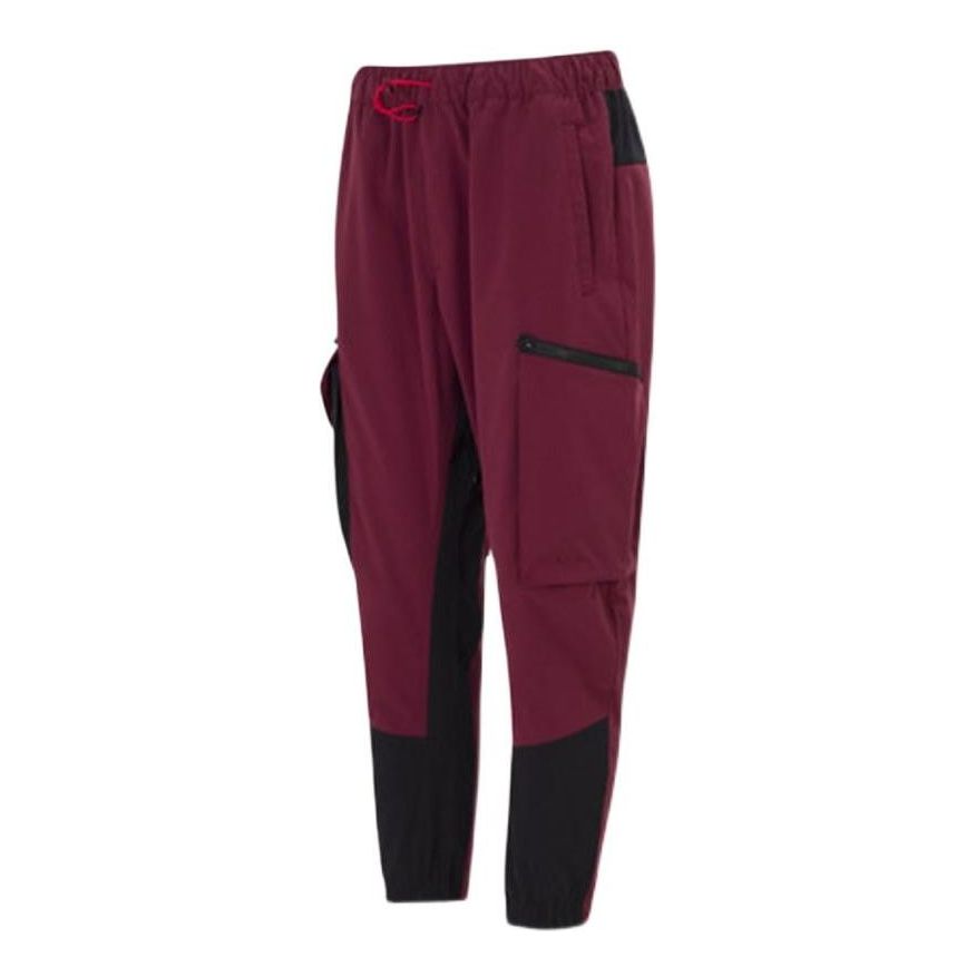 Men's adidas Cny Wvpnt Contrast Color Stitching Sports Pants/Trousers/Joggers Red HC0263