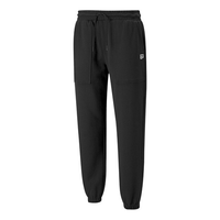 PUMA Logo Downtown Sweatpants 'Black' 535378-01