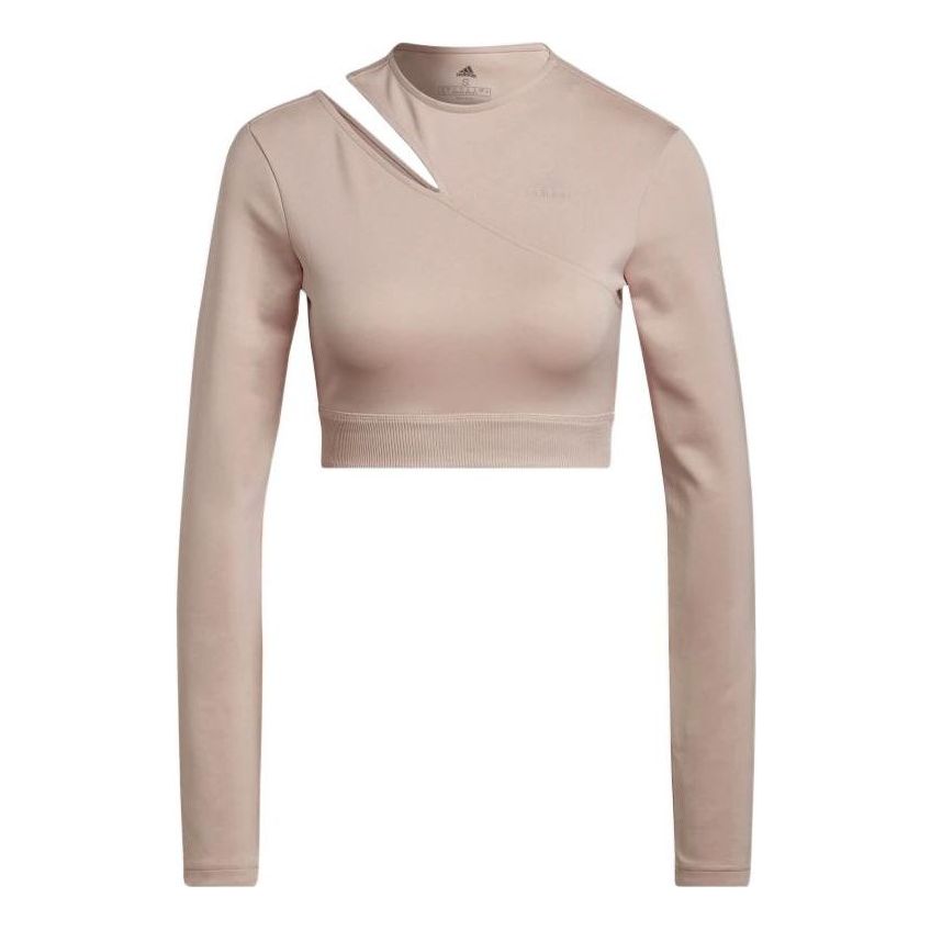 (WMNS) adidas Solid Color Sports Gym Long Sleeves Pink HM3181