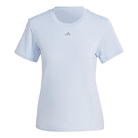 (WMNS) adidas Logo Hiit Heat.rdy Sweat-conceal T-Shirts 'Blue' II3245