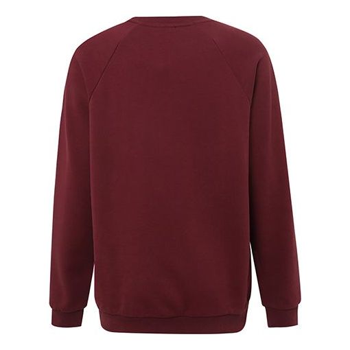 (WMNS) Kenzo Gold TIGER Round Neck Raglan Sweater 'Dark Red' F962SW8114X5-23