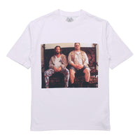 PALACE Dude T-Shirt Character Green Round Neck Short Sleeve Unisex White P19TS014