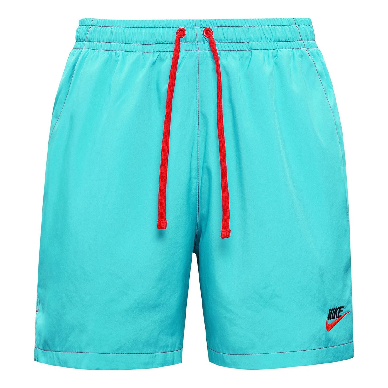 Nike Logo Embroidered Training Sports Woven Shorts Blue AR2383-447
