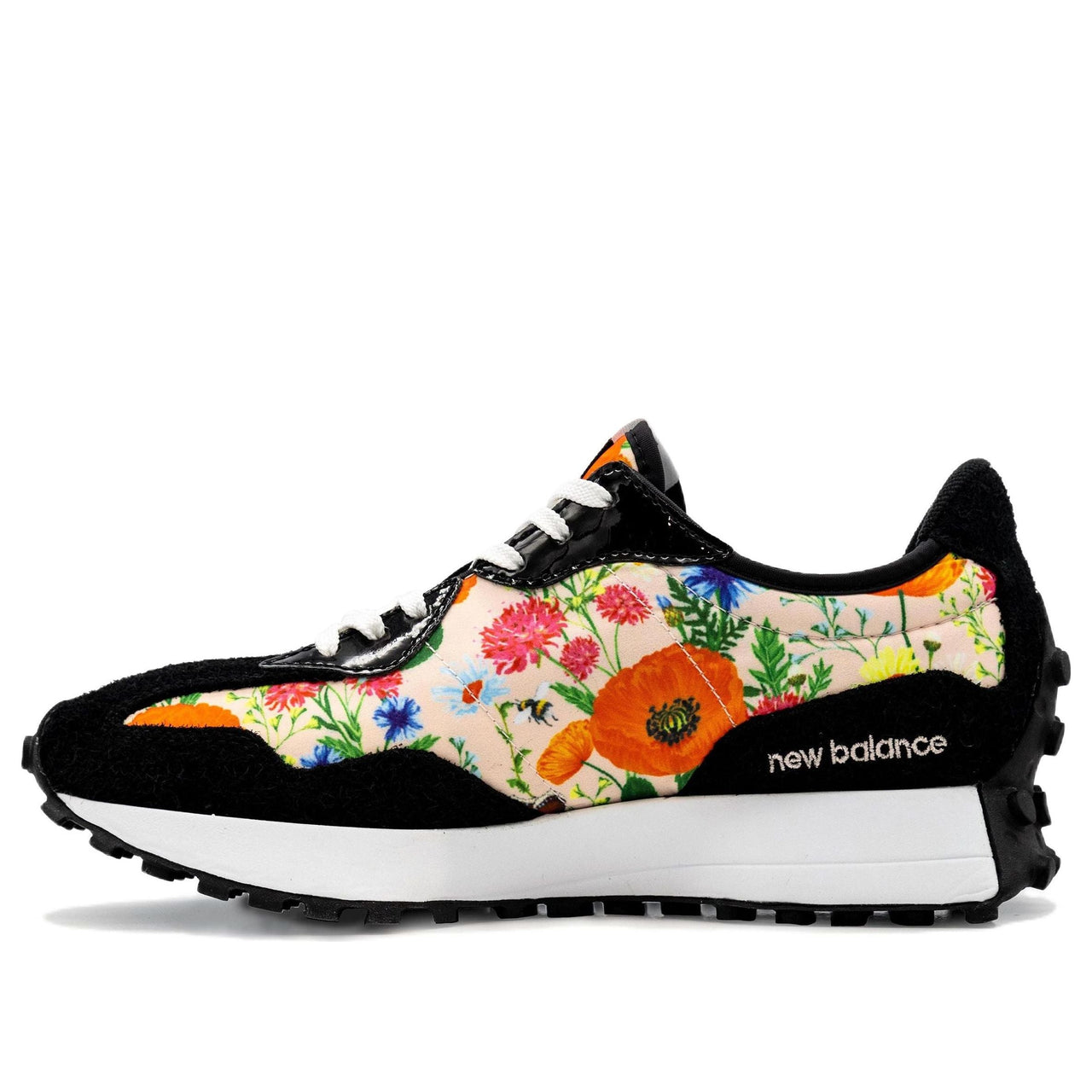 (WMNS) New Balance 327 'Black flower' WS327FO1