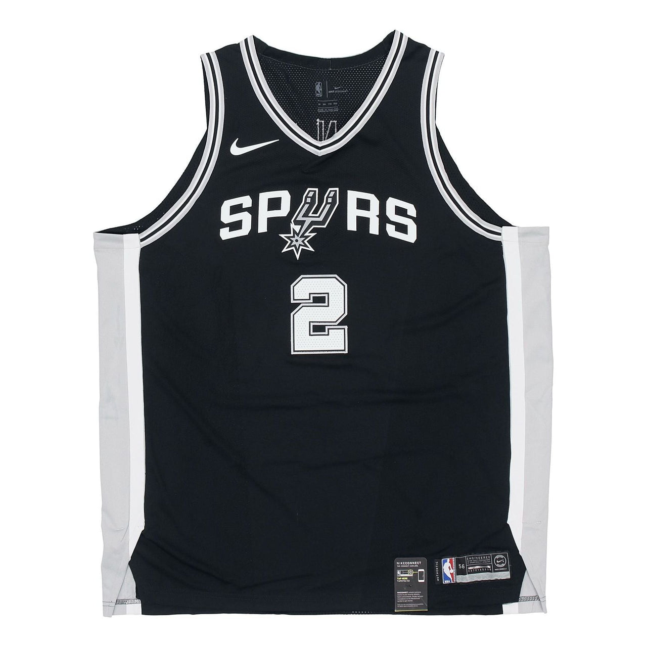 Nike NBA Basketball Vest AU Player Edition San Antonio Spurs 2 Black 863039-010