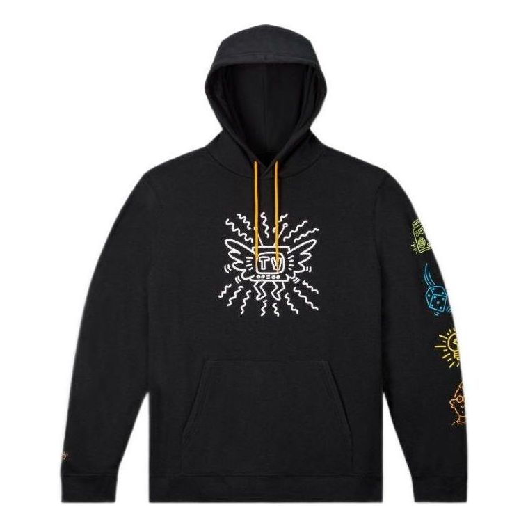 Converse x Keith Haring Fleece Hoodie 'Black' 10025064-A01