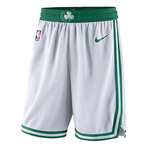 Nike NBA limited SW Fan Edition Boston Celtics Basketball Shorts White AJ5586-100