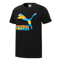 PUMA Colorful Logo T-Shirt 'Black' 534990-01