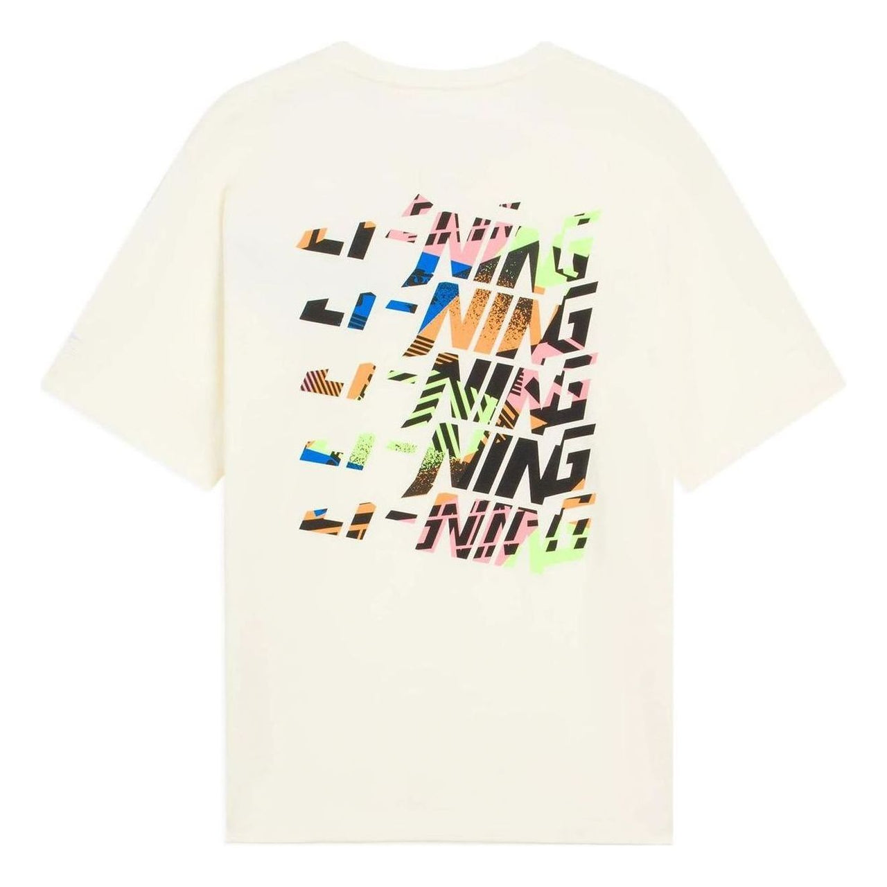 Li-Ning Sports Team Graphic T-shirt 'Beige' AHSS119-1