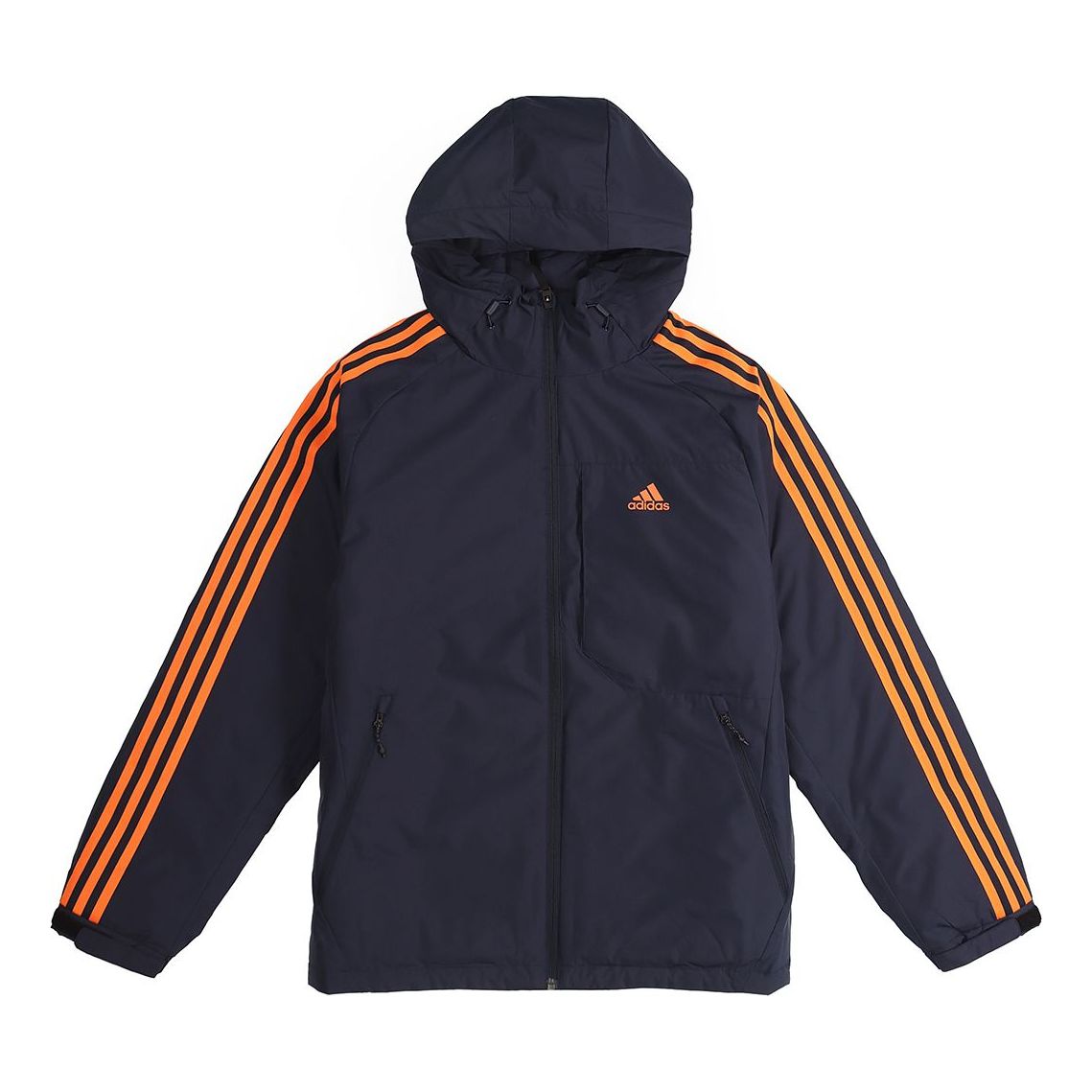 adidas 3St Down Jkt Outdoor Sport Hood Warm Down Jacket Men's Legendary Ink Blue GF0096