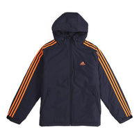 adidas 3St Down Jkt Outdoor Sport Hood Warm Down Jacket Men's Legendary Ink Blue GF0096