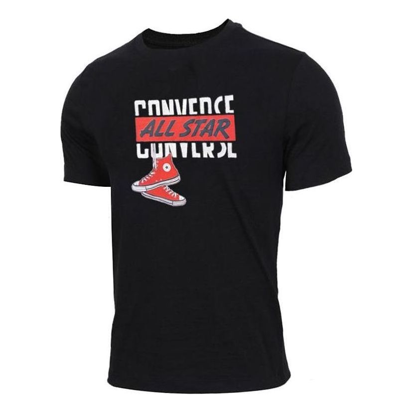 Converse Dangling Chuck Short Sleeve T-Shirt 'Black' 10020532-A01