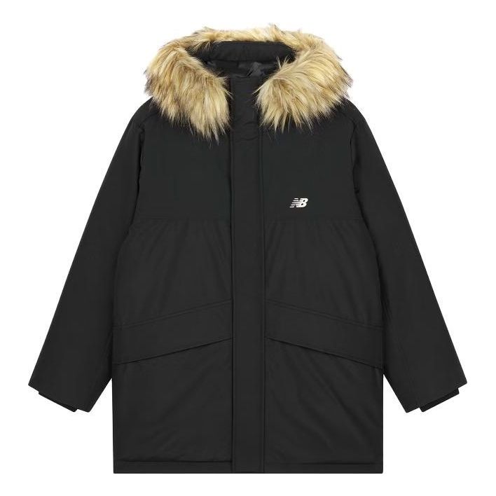 New Balance Warm Long Parka Jacket 'Black' AMJ33330-BK