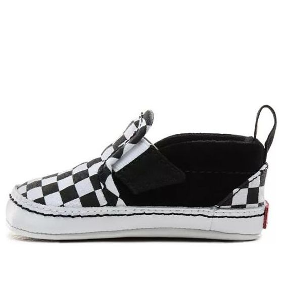 (TD) Vans Slip-On V Crib 'Checker - Black White' VN0A2XSLFB7