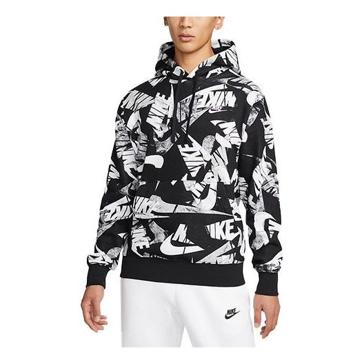 Men's Nike Alphabet Logo Full Print Black DM6882-010