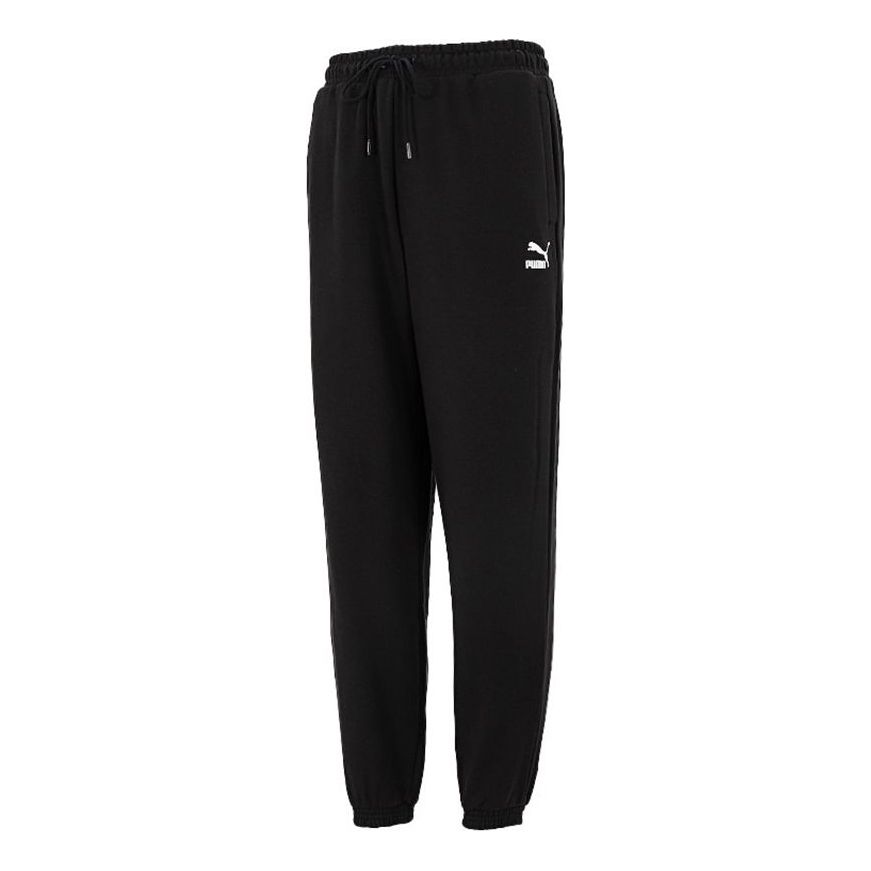 PUMA Classics Small Logo Trousers 'Black' 533118-01