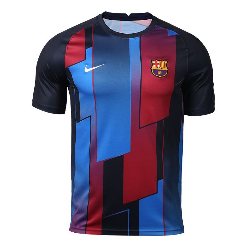 Nike FC Barcelona 21-22 Pre-Match Jersey 'Navy Blue' CW4874-452
