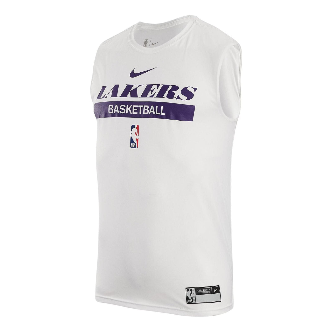 Nike x NBA LOS ANGELES LAKERS Dri-FIT Sleeveless T-shirt 'White' DR6771-100