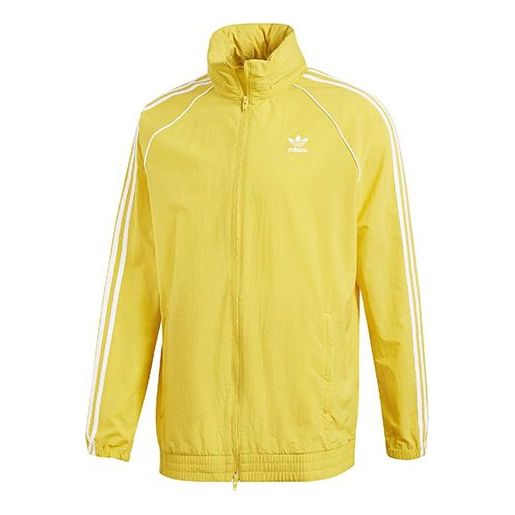 adidas originals Casual Sports Jacket Yellow CW1312