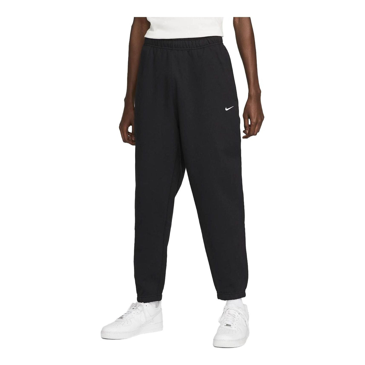 Nike Solo Swoosh Fleece Trousers 'Black' DX1364-010