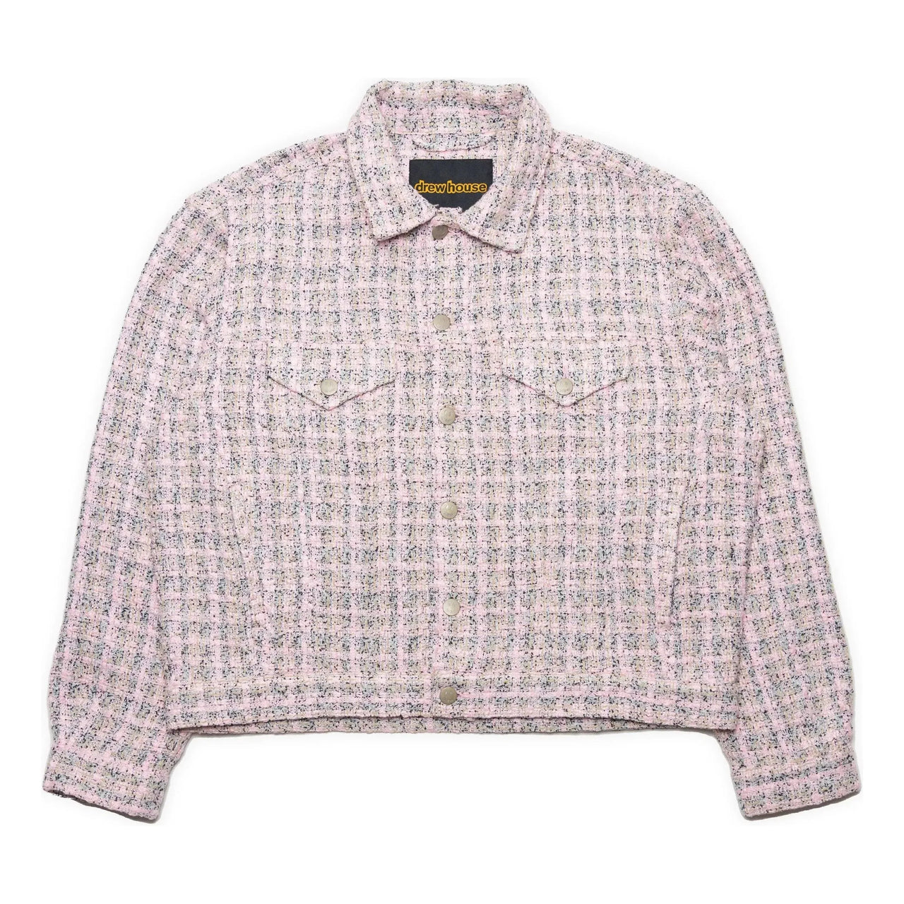 Drew House Boucle Mascot Oversized Trucker Jacket 'Pink' DR-SS22-436