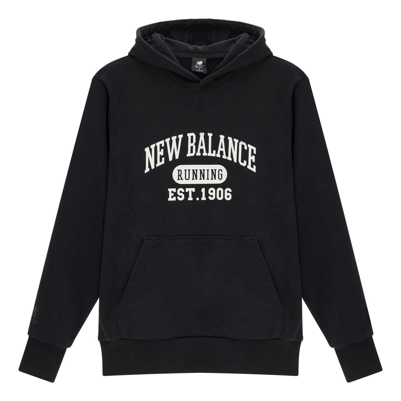 New Balance Classic Lifestyle Hoodie 'Black White' AMT31313-BK