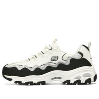 (WMNS) Skechers D'Lites - Biggest Fan Shoes 'White Black' 896273-NTBK