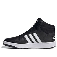 adidas Hoops 2.0 Mid 'Black White' FY8618