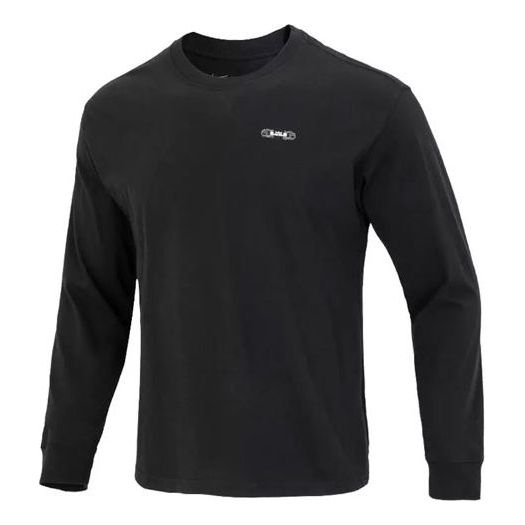 Nike graphic printed long sleeves shirt 'Black' DV9723-010