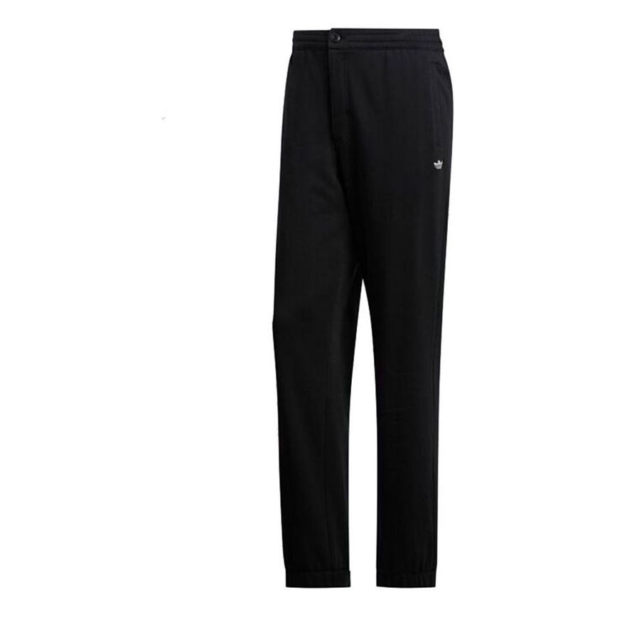 adidas originals Shmoo Pnt Solid Color Loose Bundle Feet Sports Pants/Trousers/Joggers Black GE4252